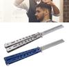 Portable Folding Comb Stainless Steel Pocket Comb Exquisite Knife Comb for Hair Salon