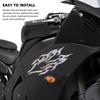 TOPPERFUN Sticker Car Motorcycle Fire Pattern Flame Reflection Set of