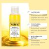 Bělící žlutý peelingový olej Skin Oil Bělící tělový olej Výživný a rozjasňující olej pro péči o pleť zlepšuje jednotnost tónu pleti Exfoliátor 30ml