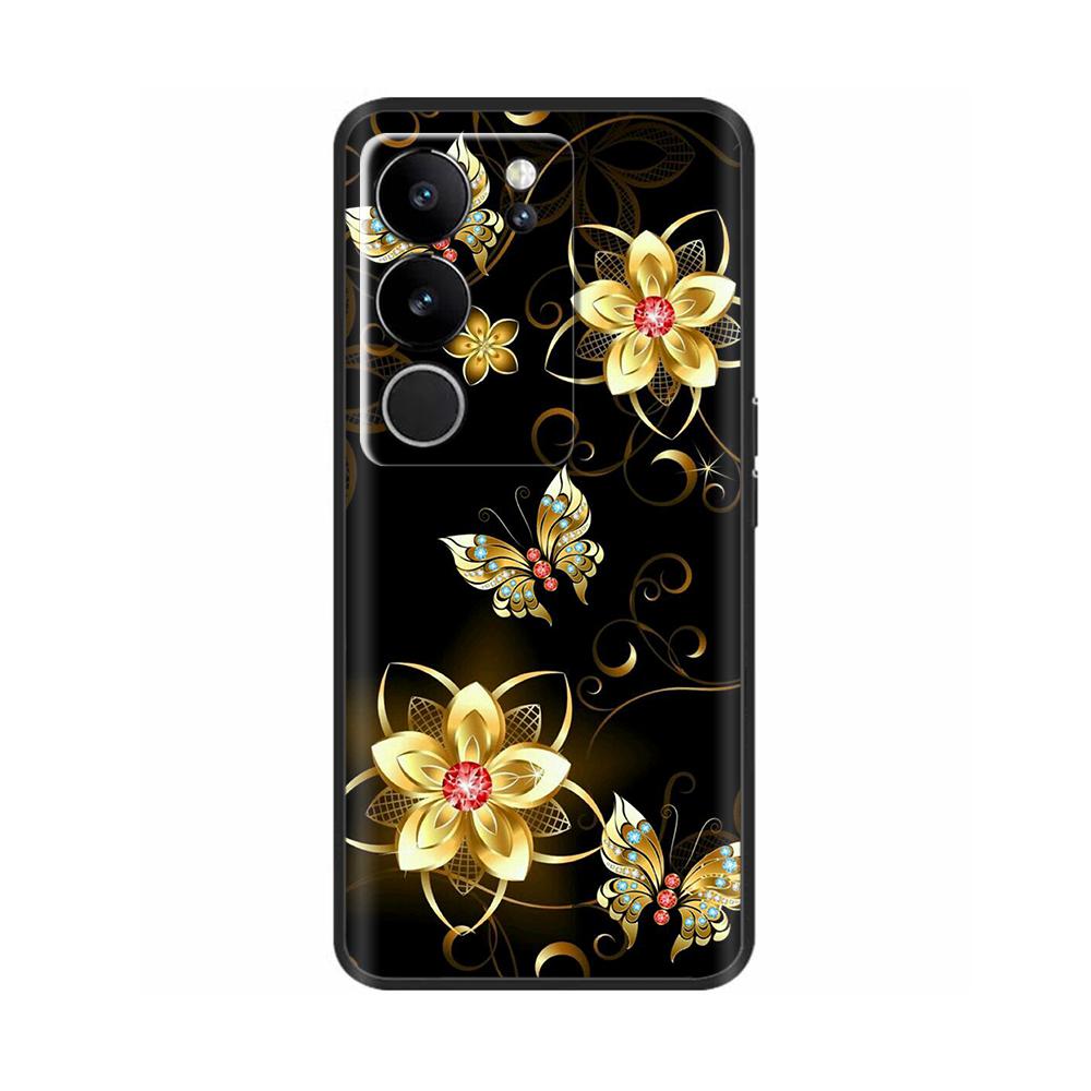 6,78' Für Vivo V29 5G Hülle V 29 Silikon TPU Weicher Stoßfänger Handyhülle für VIVO V29 V2250 VivoV29 Hüllen Schutzhülle Tasche Coque