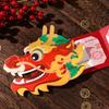 Cute Zodiac Dragon Red Envelope National Style Cartoon Red Bag Folding Red Packet  Festival Gift