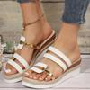 Fashion Fashion Female Casual Slingbacks Sandals Anti-slip Open Toe Sandals Summer Wedges Slippers Sandalias Mujer Elegant Summer Shoes