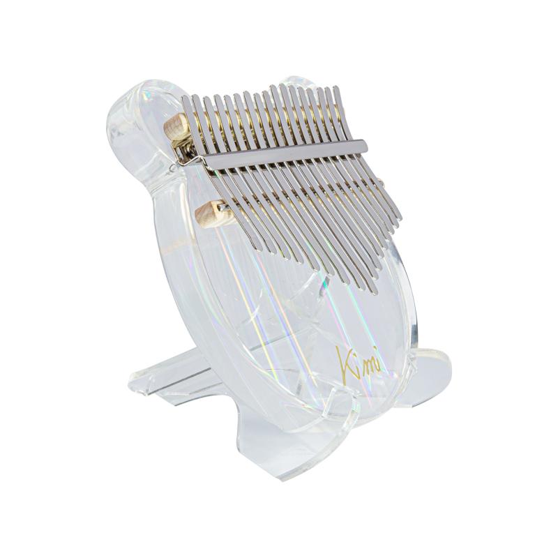 Hot! Kalimba Acrylic 17 Key Transparent Thumb Piano Mbira Sanza with Tuner Hammer Gig Kalimba Case Manual