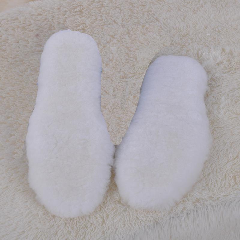 Unisex Height-Increasing Wool & Pigskin Insoles: Warm, Breathable, Sweat-Absorbent