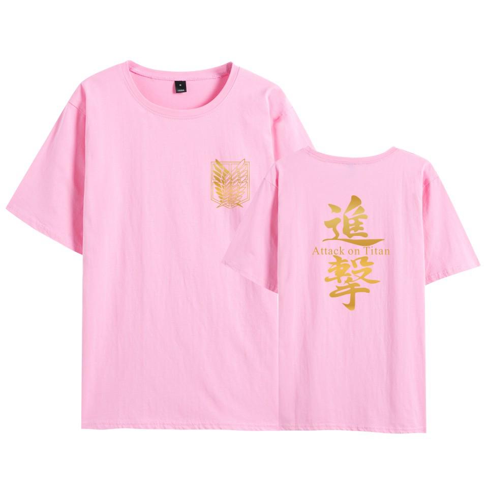 Attack on Titan Survey Corps Wings of Freedom T-Shirt - Mikasa & Eren Short Sleeve Jacket