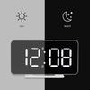 Modern LED Digital Clock Date Time Temperature Display Dimmable Backlights 2 Alarms Snooze Function USB Port 5V