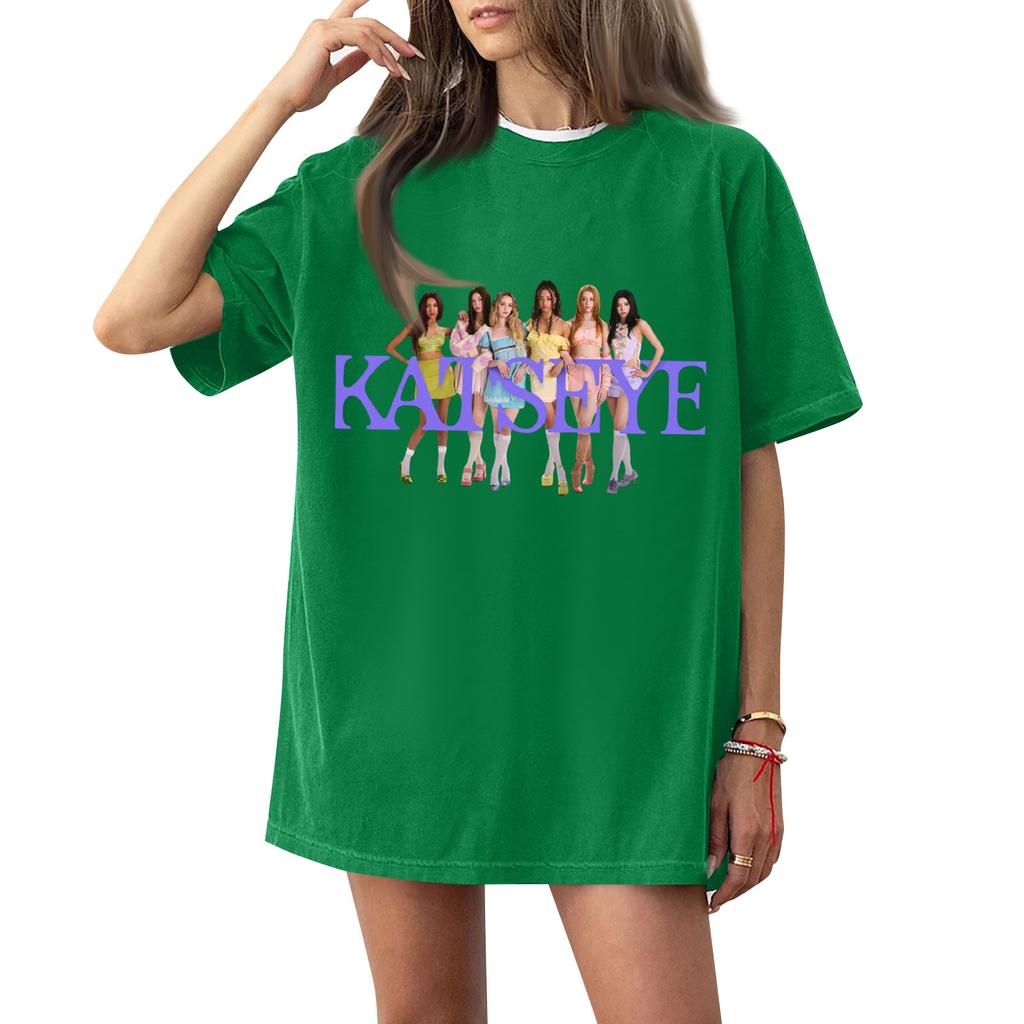 Women's Round Neck Printed Short-sleeved T-shirt Top