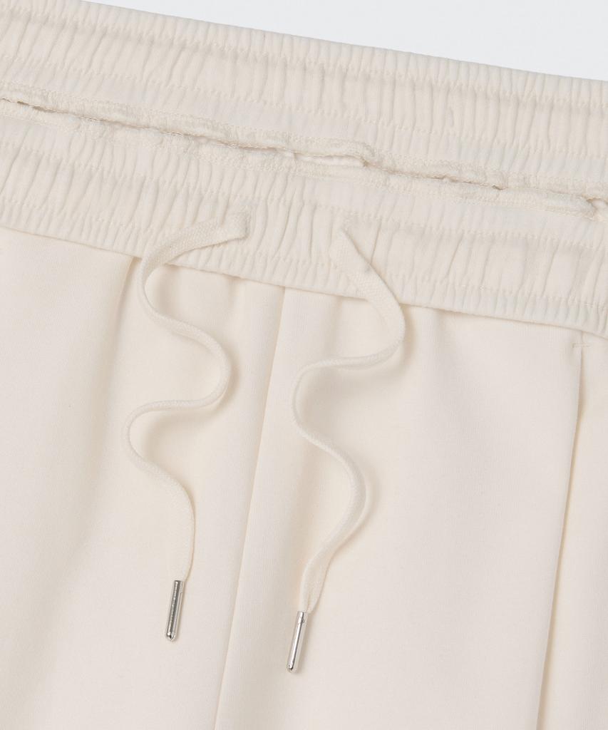 MUSINSA STANDARD WOMAN [Cooltandard] Women'S Deep Tuck Variable Wide Lounge Sweatpants [Cream]