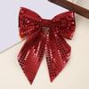Yousheng Hairpin Bow Theme Sparkling Sequins Long Ribbon Hair Clip Bright Color Lightweight Back Head Hair Claw Hair Accessories