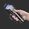 4LED outdoor ultra bright emergency flashlight with 3 lighting modes. Rechargeable aluminum alloy flashlight for work and hiking