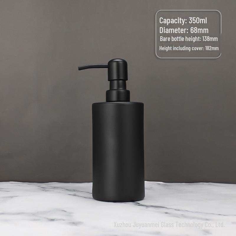 Nordic Style Glass Lotion & Soap Bottle for Home, Hand Sanitizer, and Hotel Shower Gel