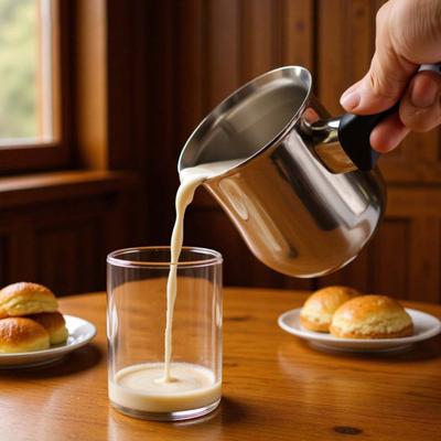 Caffettiera Acciaio Inossidabile Scalda Latte con Manico Freddo Piccola Casseruola per Sciogliere Burro e Salse Macchina per Caffè Espresso Portatile per Casa Ristorante Caffetteria
