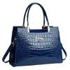Taizhou Women's Bag with Shiny Leather and Stone Pattern, Elegant and Grand Women's Handbag, Single Shoulder Crossbody Bag, Large Capacity