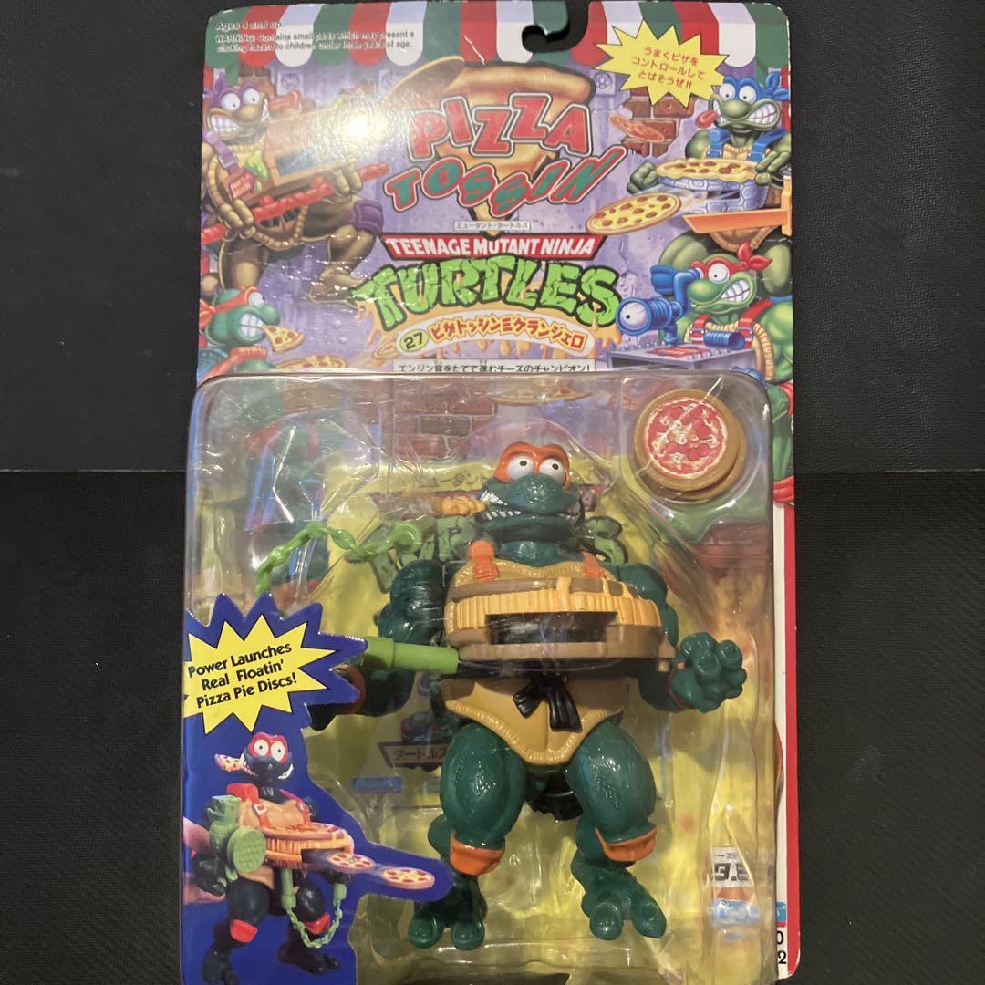 

[Б/У] Черепашки-ниндзя 27 Метающий пиццу Микеланджело Фигурка Takara