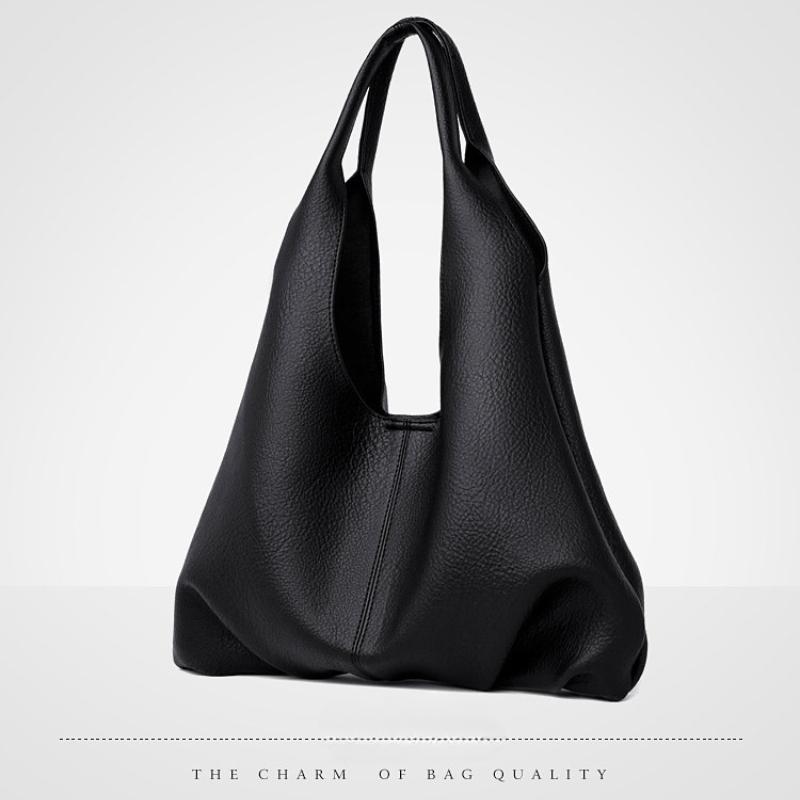 LEMON KOKO Простые однотонные женские вместительные сумки 2024 года — фото 9