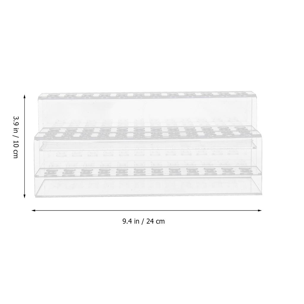 Stifthalter aus Acryl, große Kapazität, Schreibtisch, faltbarer Ausstellungsständer, Aufbewahrungsregal für Buntstifte und Pinsel, Büro-Organizer, Schulbüro
