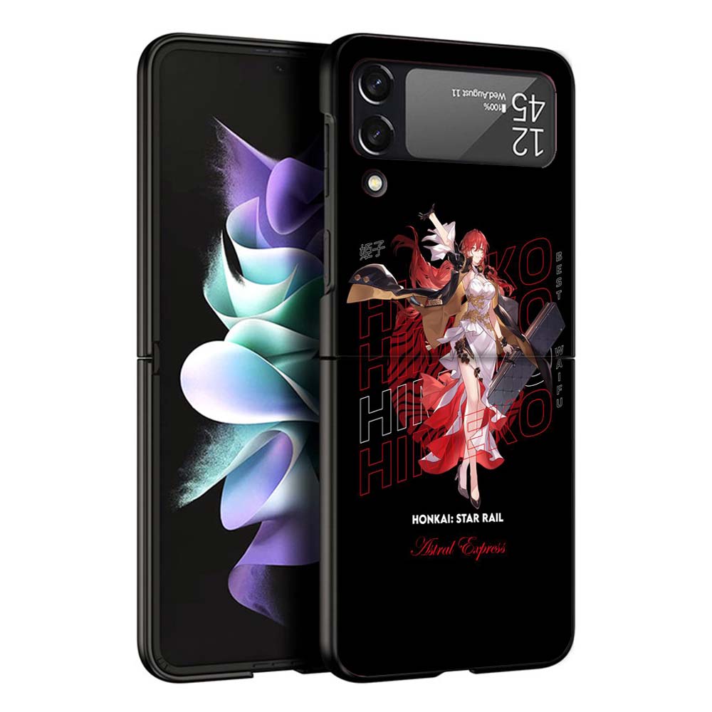Honkai Star Rail Himeko Phone Case For Samsung Galaxy Z Flip7 Flip6 5G Flip5 Flip4 Flip3 ZFlip 7 6 3 4 5 Shockproof Back Cover G