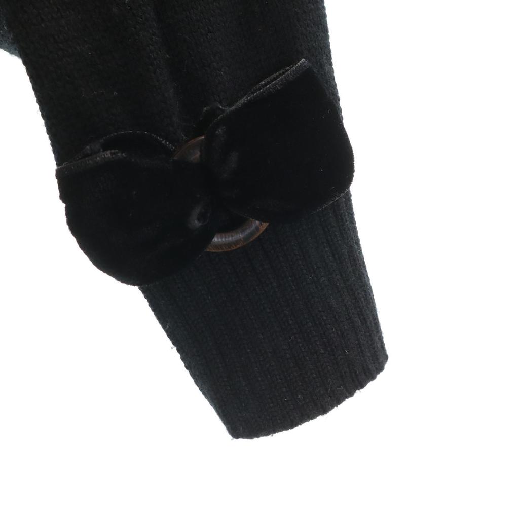 Rene made in Japan Langarm langer Strickcardigan 38 schwarz Damen Gebraucht