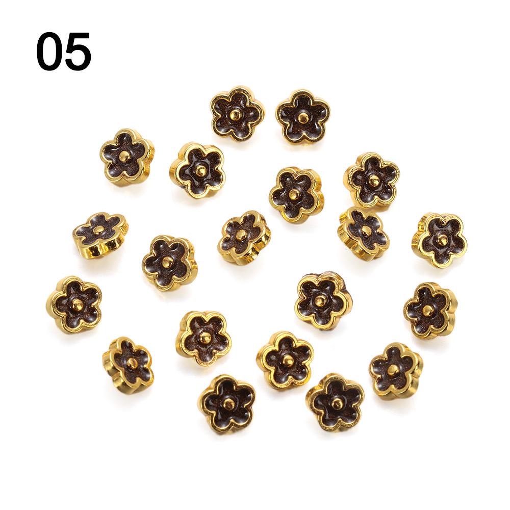20pcs 10 Colors Doll Clothes Buckles 5.5mm DIY Doll Clothes Doll Clothing Buckles  1/6 Doll