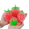 Brinquedo Fruta Morango Esponjoso Bola de Estresse Morango Bola de Contas de Morango Brinquedos de Apertar Brinquedos de Apertar Fidget