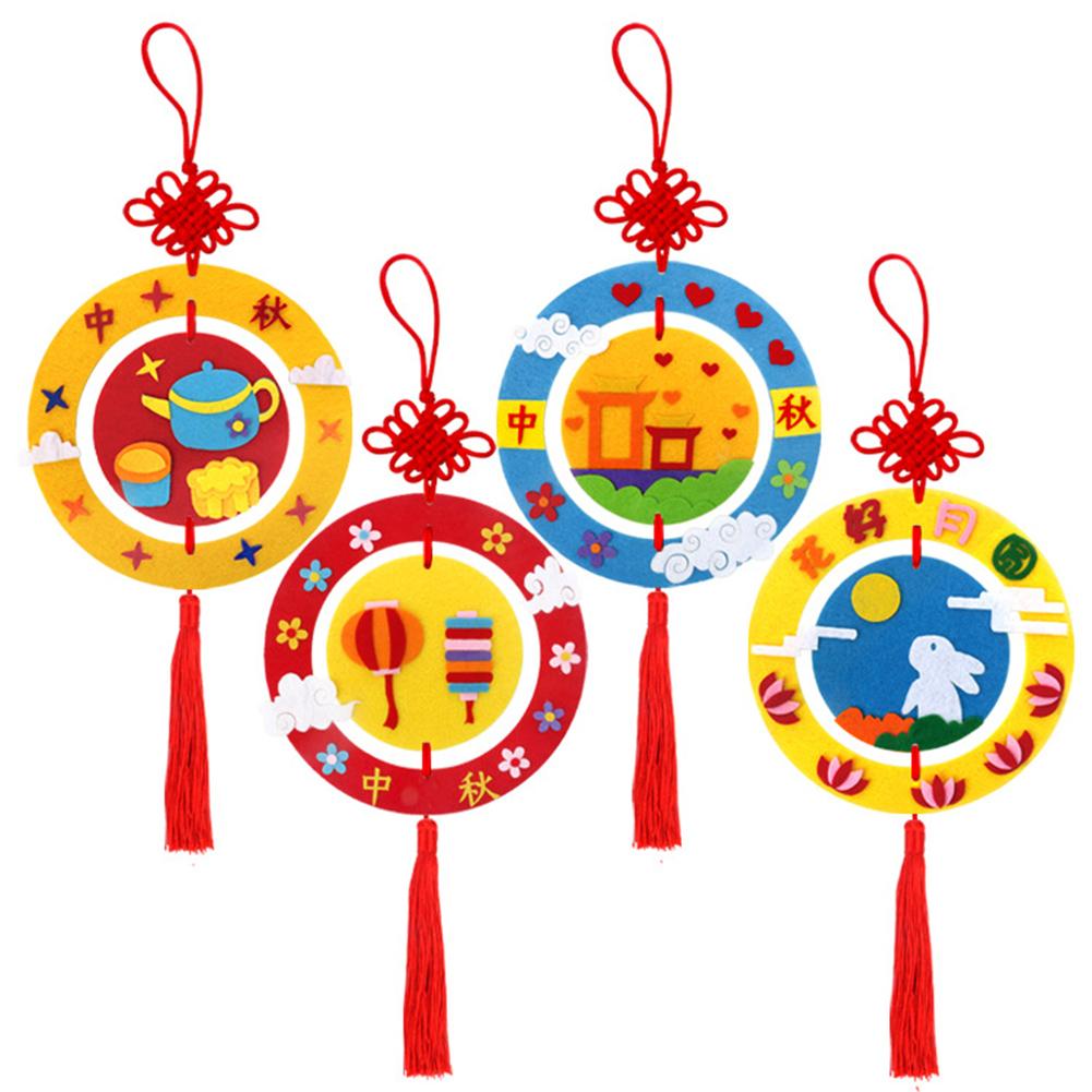 Mid-autumn Festival Hanging Ornaments Chinese Style Children Handmade Diy Festival Decorations For Home Party