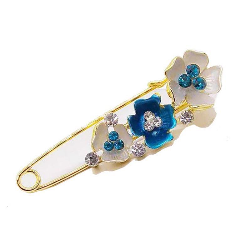 Tulip Corsage Safety Pin Brooch - Anti-Exposure Lapel Pin for Cardigans and Coats
