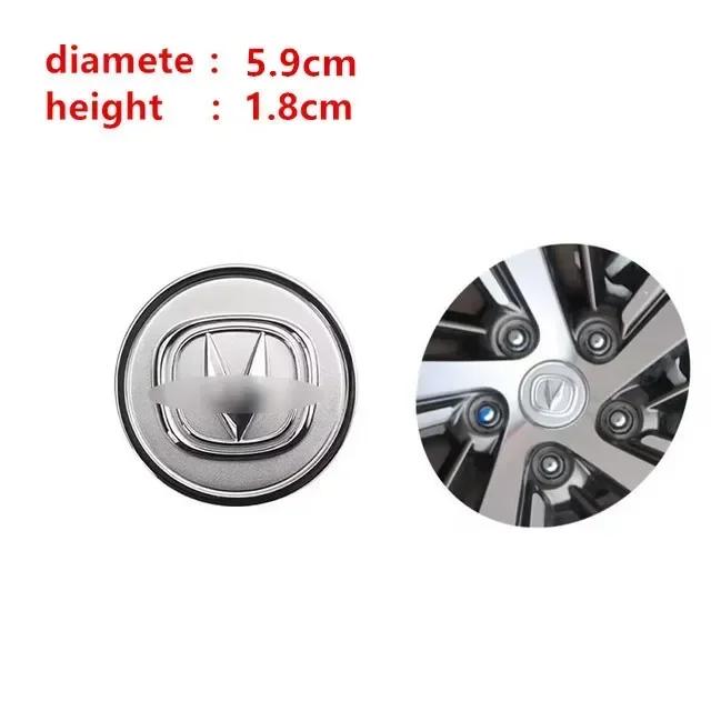 Automobile Wheelboss Wheel Rim Hub Hubcaps Decorative Cover for Changan V3 Cs35 Cs55 Cs75 Cs95 Plus Atuo Car Sports Accessories
