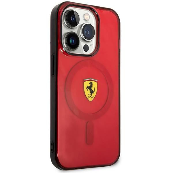 Ferrari Fehmp14Xurkr Iphone 14 Pro Max 6.7 Czerwony/Red Hardcase Translucent Magsafe