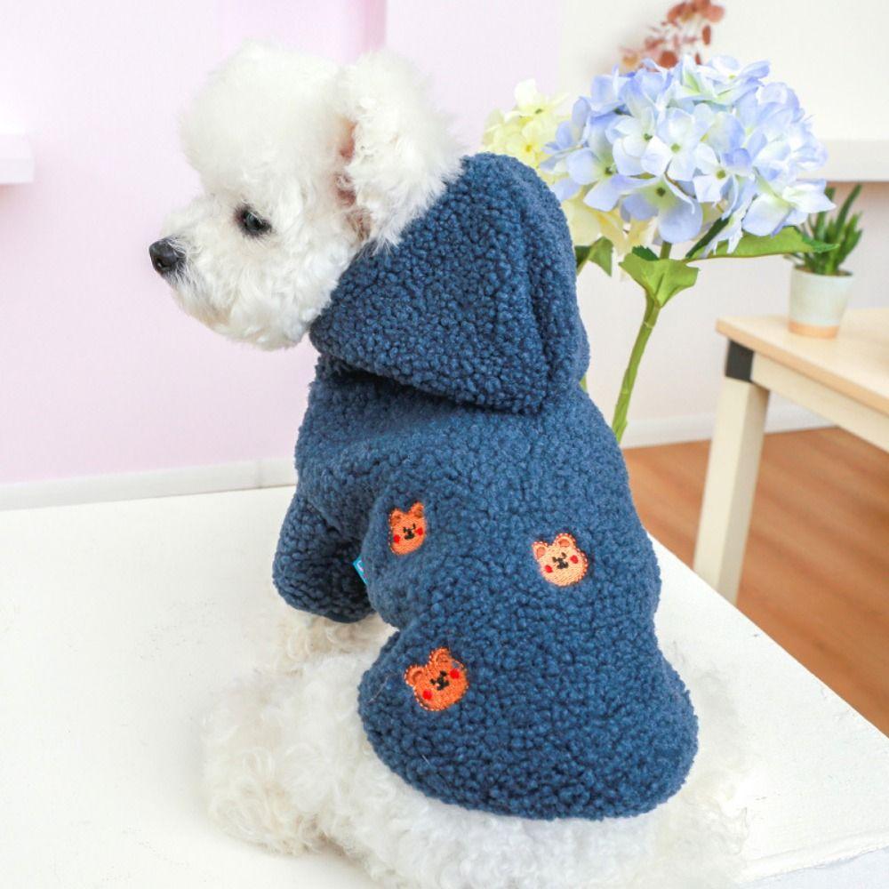 

Lamb Down/Polyester Winter Dog Hooded Coat Soft Dog Down Jacket Autumn