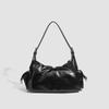 Fashion trend texture large capacity handbag women's spring new trendy retro style shoulder messenger bag