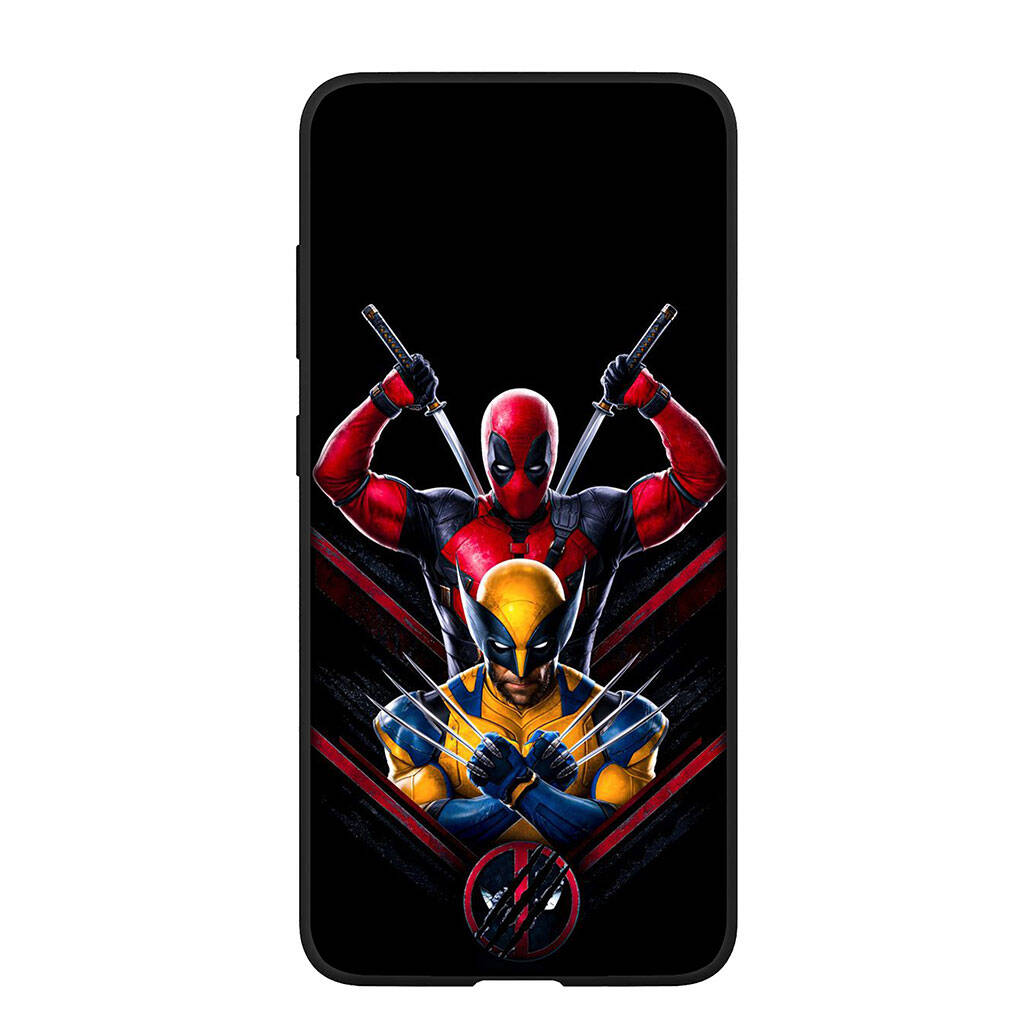 Phone Case for Samsung Galaxy S25 S23 S22 S24 Ultra FE A05 A06 A15 A16 A36 A37 A35 A54 A55 A56 A57 A25 A26 A53 Marvel Deadpool Comics Wolverine Cover