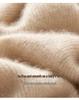 Women's 100% Cashmere High Neck Sweater - Autumn/Winter Rib Knit Base Layer