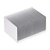 Uxcell Radiator z równoległymi żebrami 50 x 69 x 36 mm do LED i zasilaczy, Srebrny
