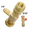 R410A Air Conditioning Charging Hose R32 Control Valve 1/4\'\'-5/16\'\'