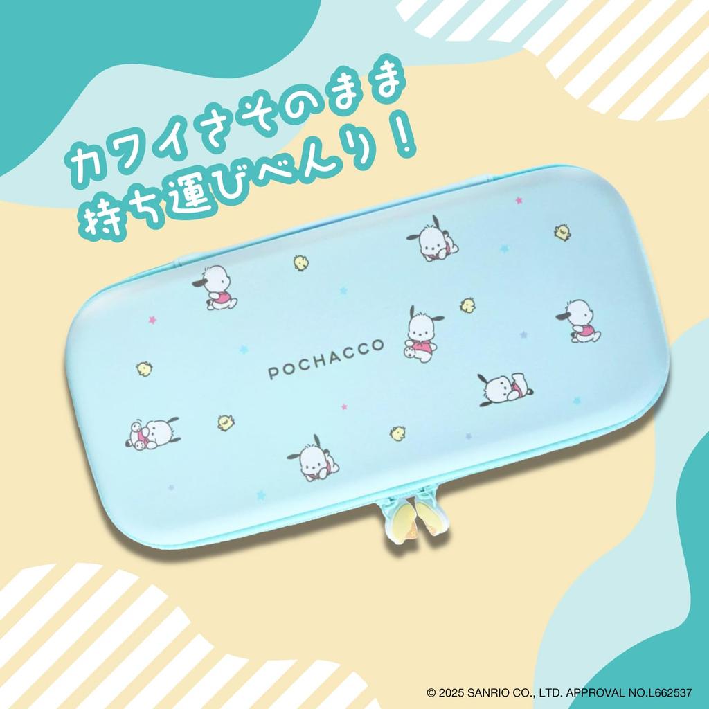 ALLONE EVA Color Case for Sanrio Characters X 4 X 30 Compatible with Switch Easy To Protects from Scratches and Double Zipper Interior Favorite