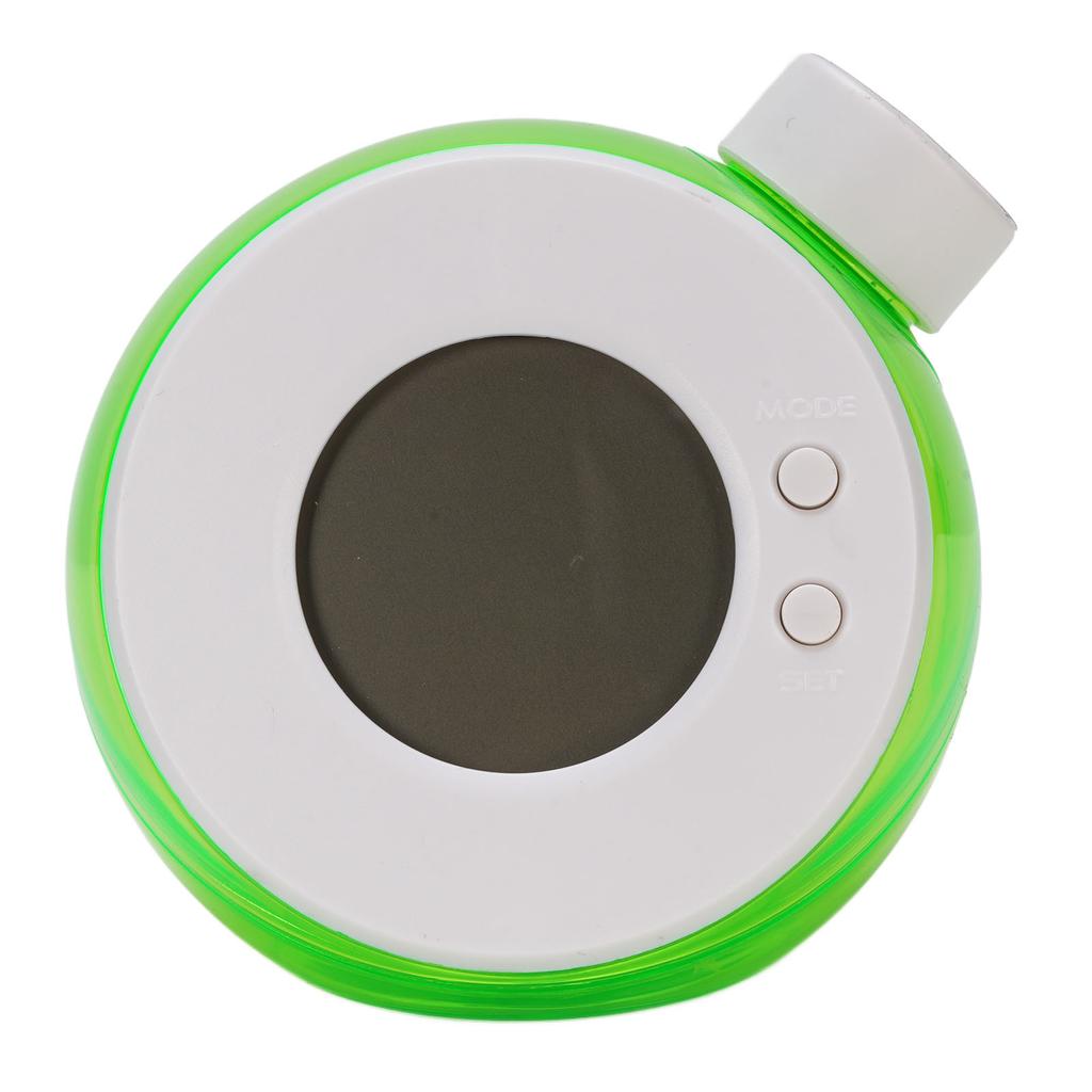Water Powered LED Digital Alarm Clock Quiet Water Energy Clock for Nightstand Bedroom Type 3