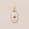 Dopamine Stainless Steel Zodiac Necklace with Zircon Pendant