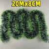 20/2m Christmas Green Cane Ribbons Garland Xmas Tree Ornaments Cane Ribbon Wreath Hanging Pendents DIY Home Party Decor Supplies