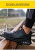 Men's Spring Steel Toe Safety Shoes – Anti-Smash, Anti-Puncture, Euro Standard, Fashionable Workwear.