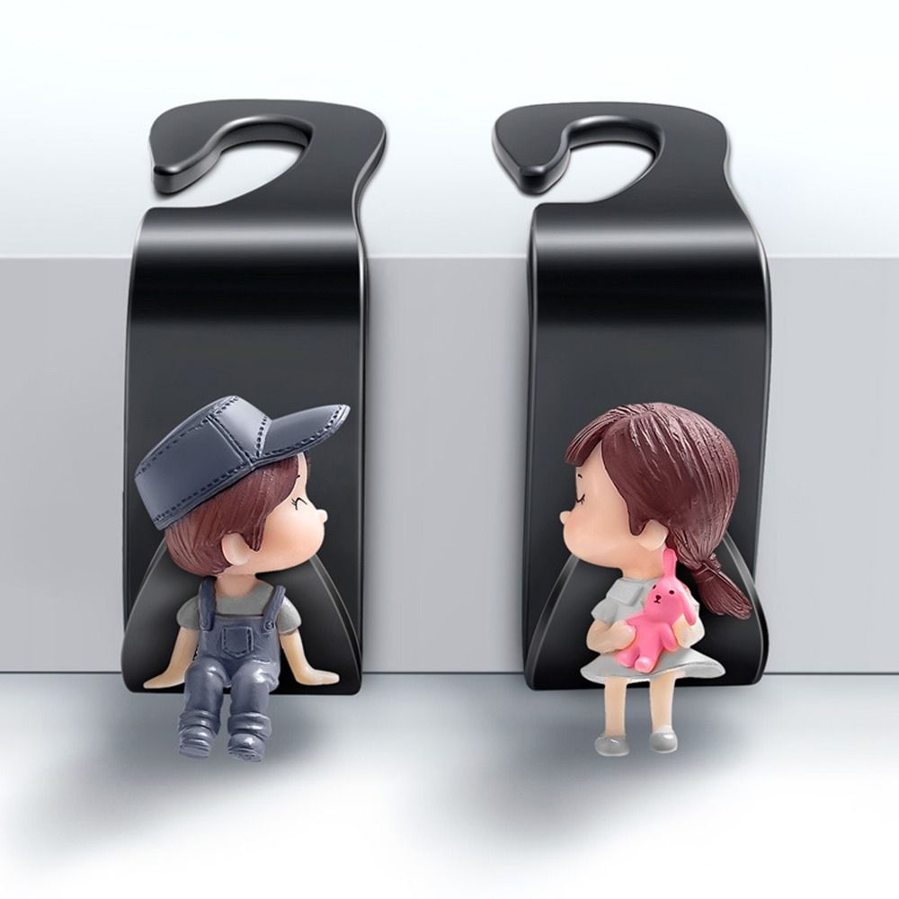2Pcs Cartoon Seat Back Organizers Cute Car Hangers Durable Car Accessories  Car Storage