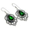 Chrome Diopside Gemstone 925 Sterling Silver Jewelry Earring 1.85 " U725