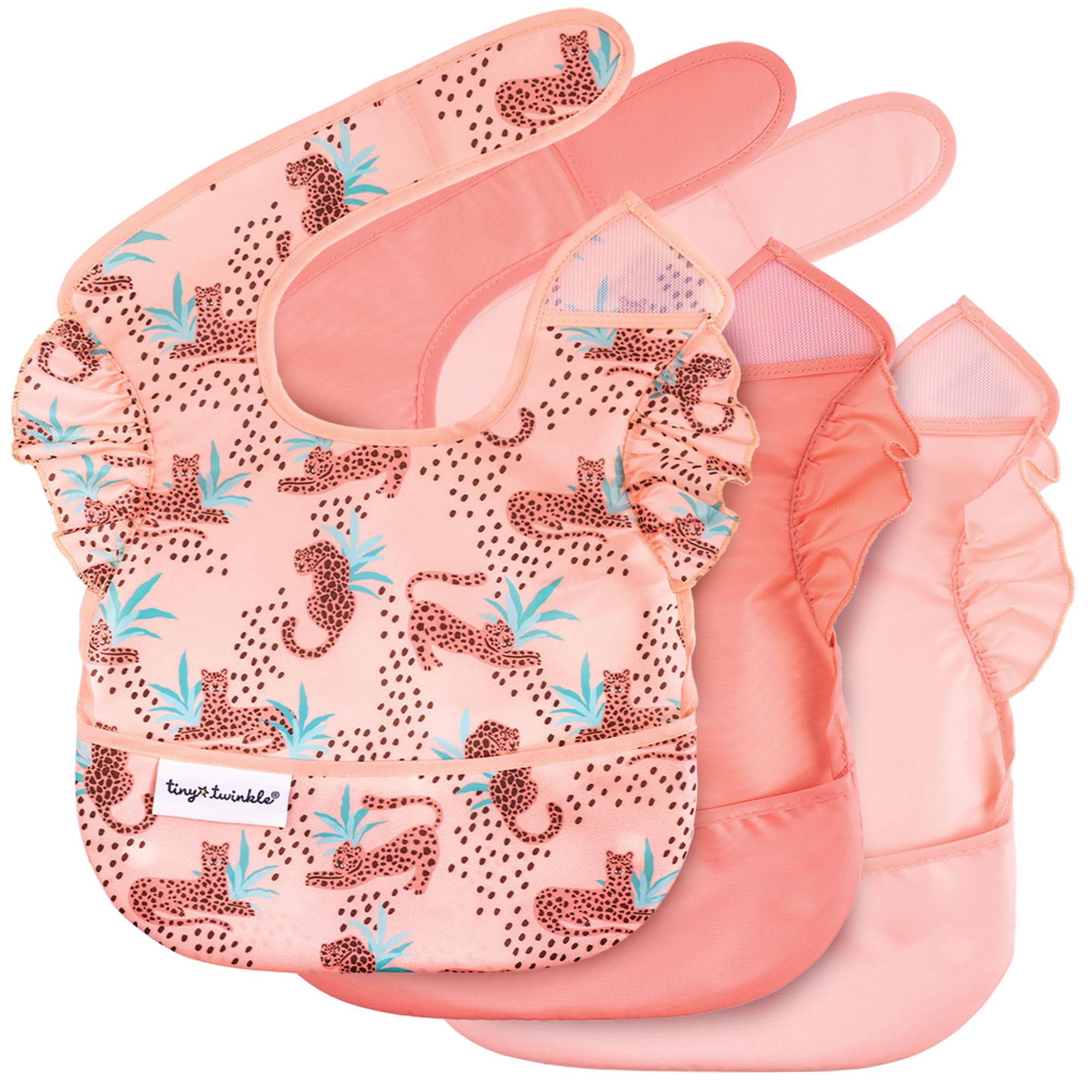 

Tiny Twinkle Easy Bib Set of 3 Japanese for Babies Foldable Snap Suitable for and Machine (Official Product) 6-24 Months, Closures, Feeding, Weaning,