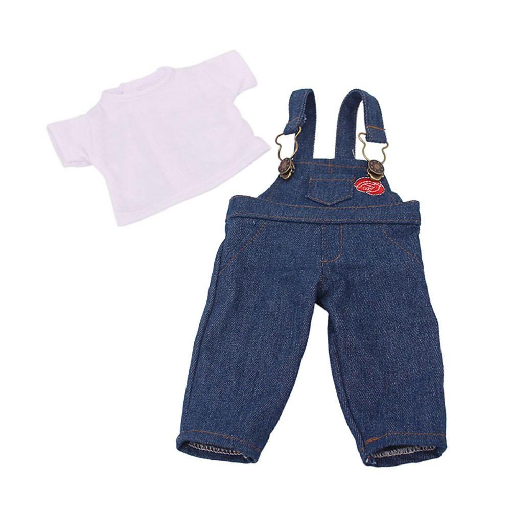 Playing House Dollhouse Accessories Slip Dress Suspender Pants Doll Clothes T-shirt Trousers