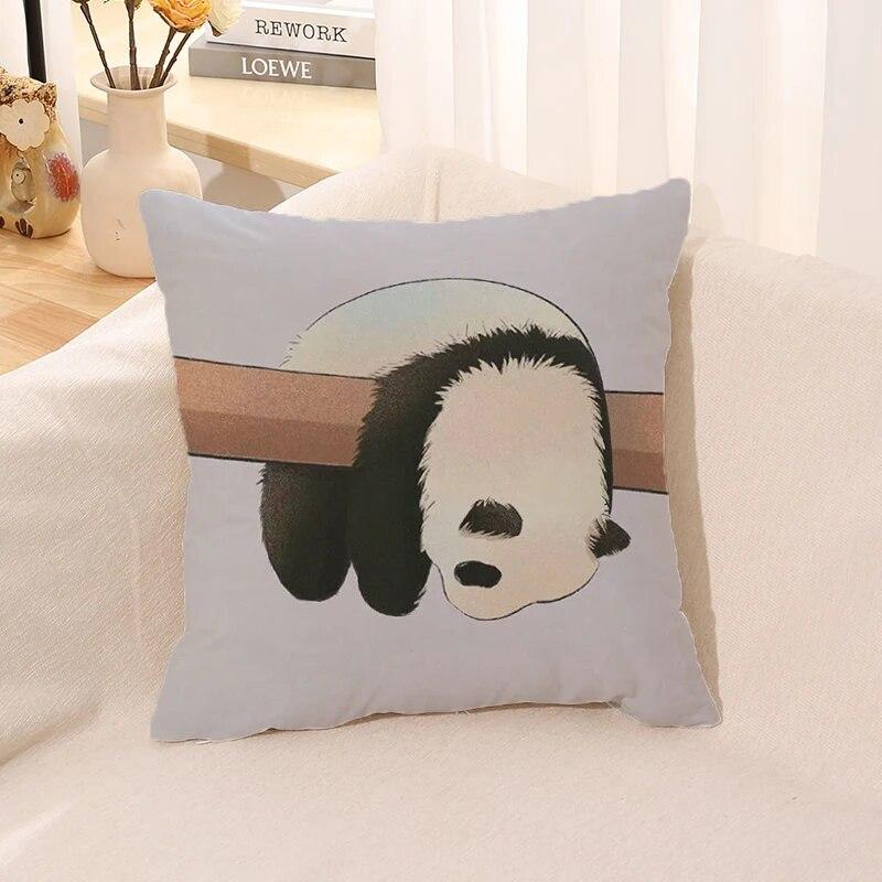 Pillow Panda Pillowcase Sofa Cushion Cover Kawaii  Autumn   Body