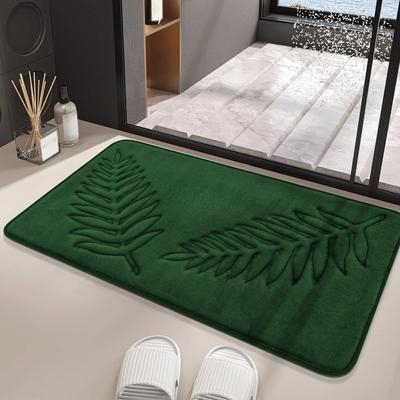 Memory Cotton Toilet Floor Mat Bathroom Water Absorption Non-slip Mat Living Room Bedroom Kitchen Entrance Carpet