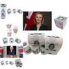 Elizabeth Truss Printed Toilet Paper Rolls Funny Political Prank Gift High-quality Wood Pulp Material