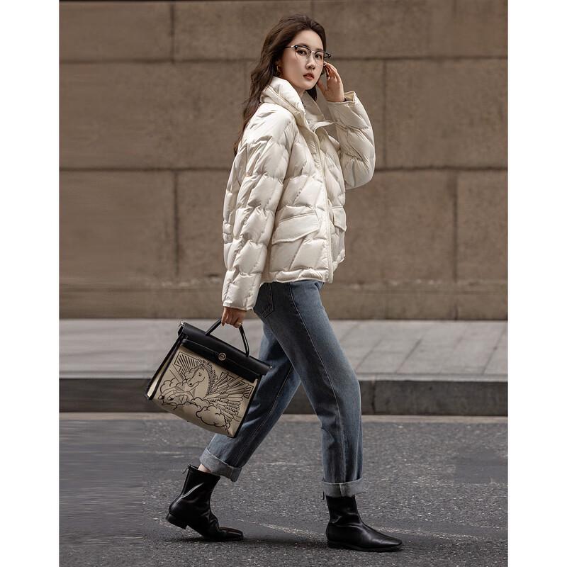 Demana Snowfield Roam Women's Lightweight 90% Duck Down Short Puffer Jacket