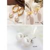 Women Imitation Pearl Simple All-matching Fashion Earrings
