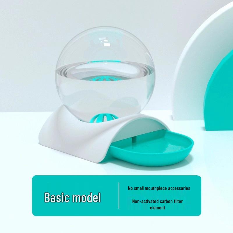 Bubble Pet Cat & Dog Automatic Drinking Fountain - No Plug-in, No Wet Mouth Design