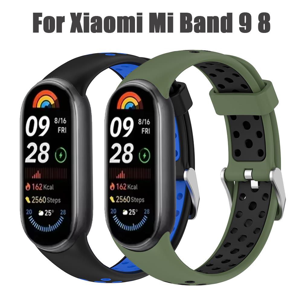 Silicone Strap For Xiaomi Smart Band 9 Smartwatch Sport Wristband Correa Accessories for Xiaomi Band 10 9 8 Replacement Bracelet 3